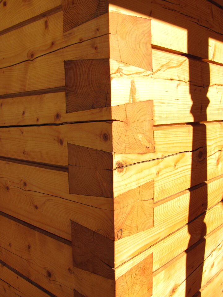 Log cabin wooden house wooden