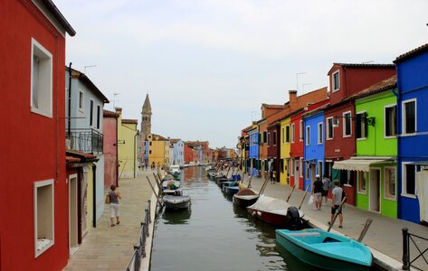 Boats colors venice photo