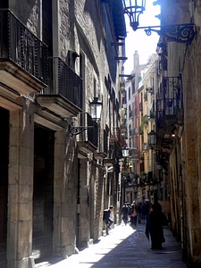Catalonia gothic quarter alley