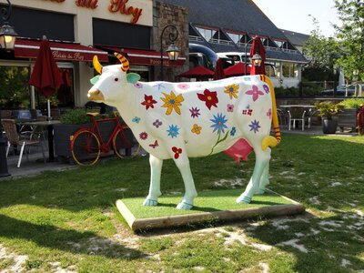 Full size colorful statue