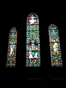 Church stained glass stained glass window photo