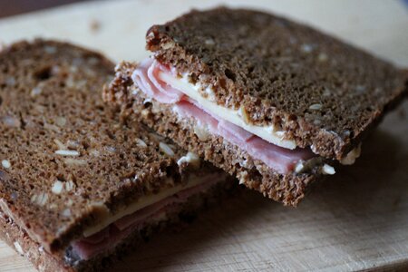 Sandwich ham cheese photo