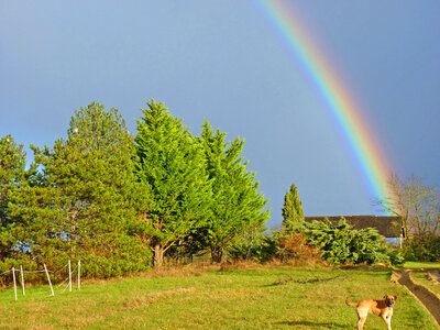 Colors rainbow color palette landscape