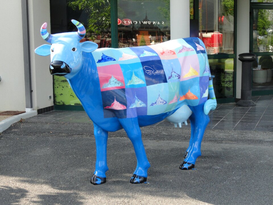 Full size colorful statue