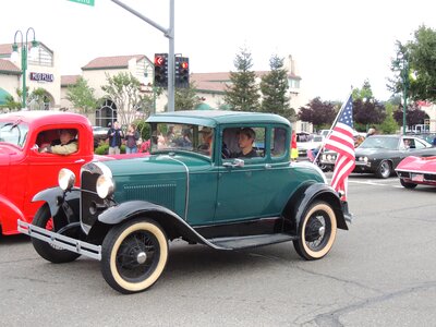 Vintage car automobile old cars united states photo