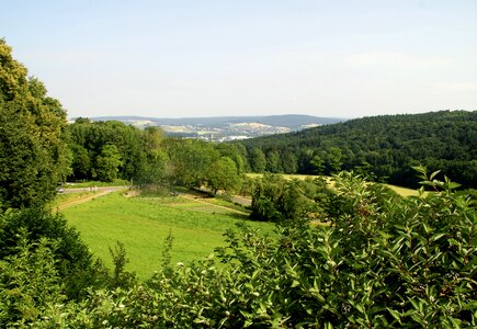 Nature eifel distant view photo