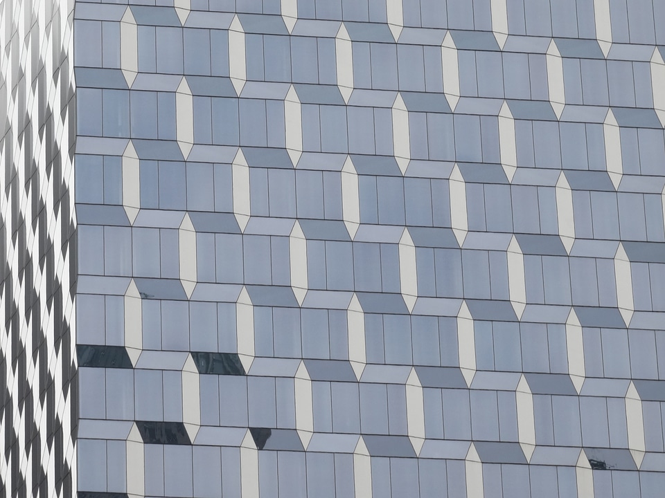 City abstract architecture