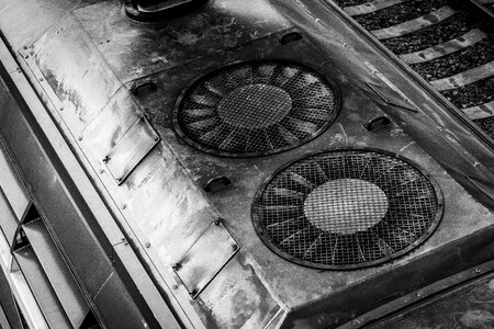 Locomotive technique fan