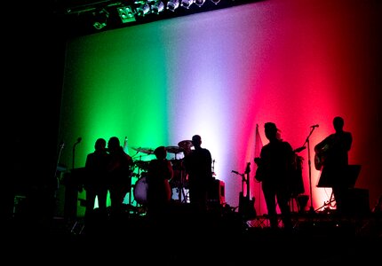 Concert lights tricolor