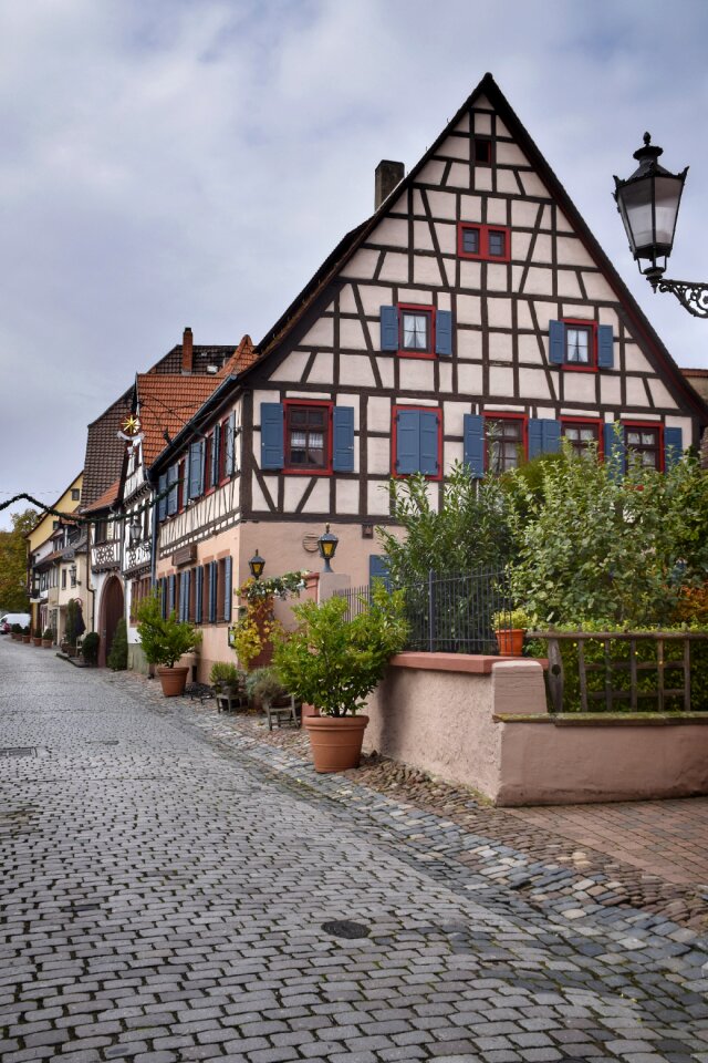 Historic center truss fachwerkhaus