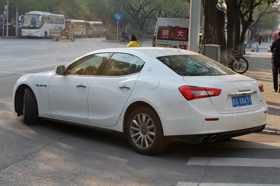 Auto italian car white car photo