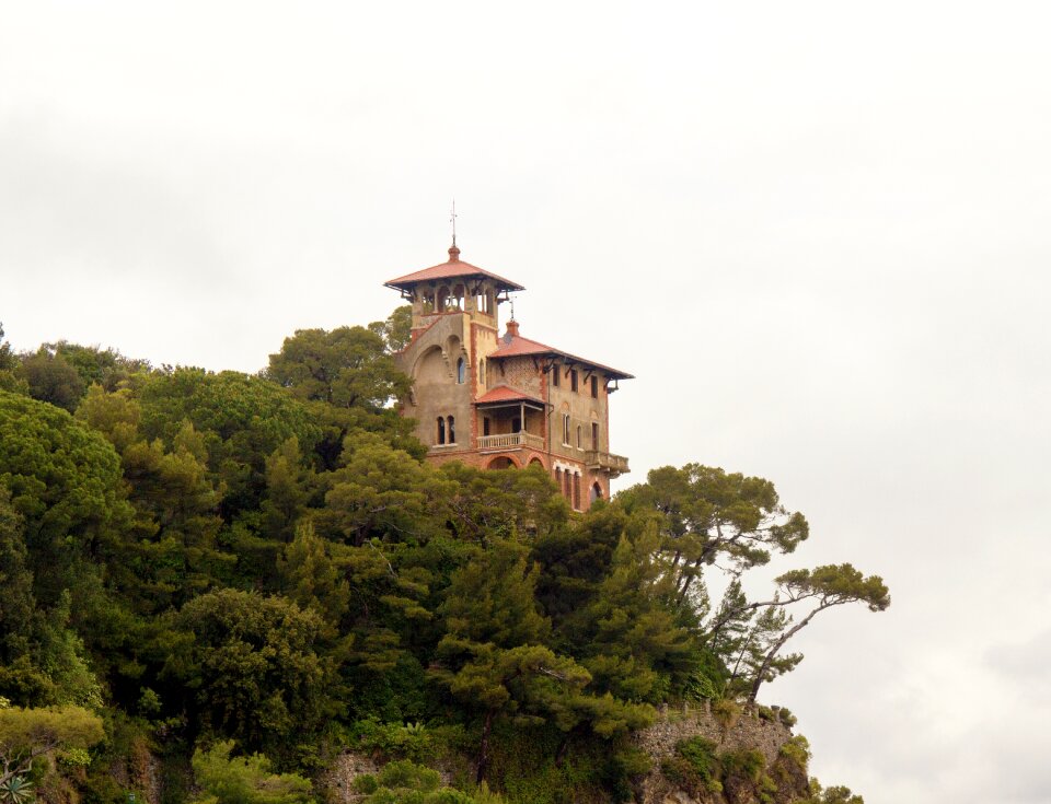 Landscape clouds castle
