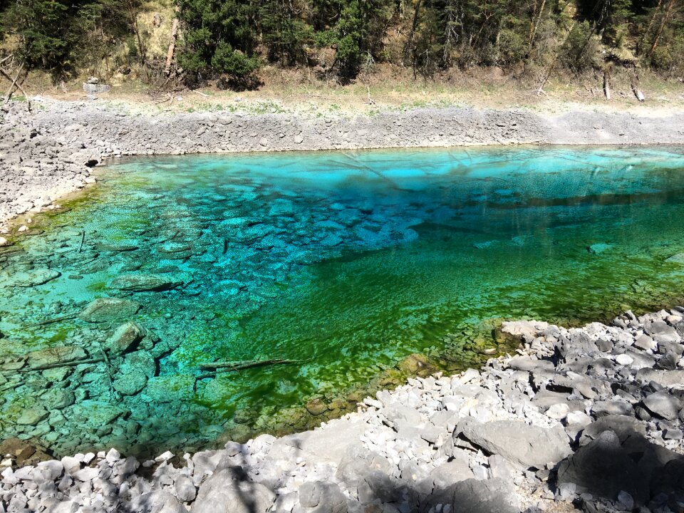 Jiuzhaigou sub-sea summer