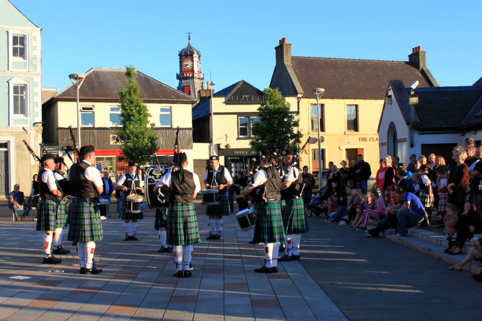Scotland piping display