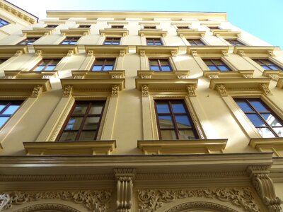 Yellow residence window