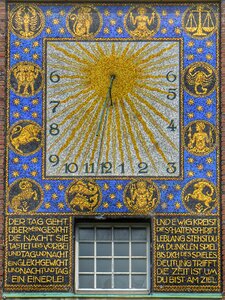 Sundial mathildenhöhe art nouveau