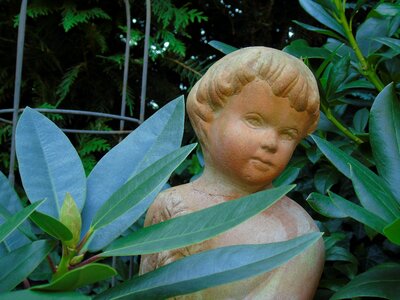 Sculpture garden figurines decoration photo