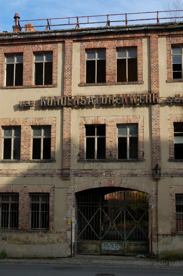 Old factory factory ruin