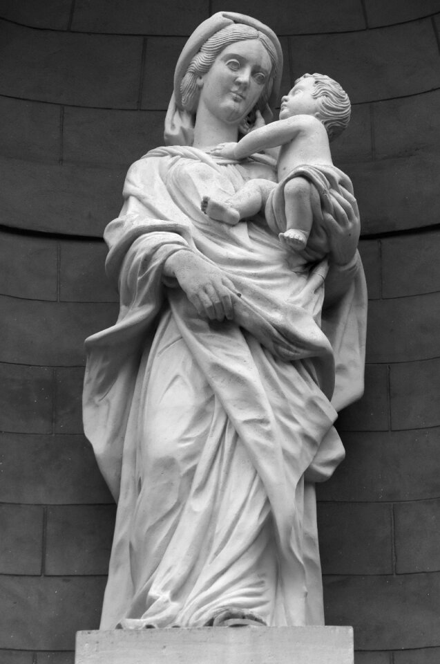 Statue virgin faith