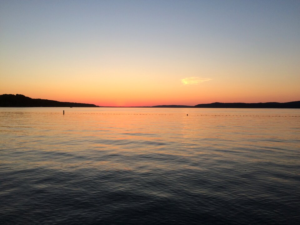 Water sunset