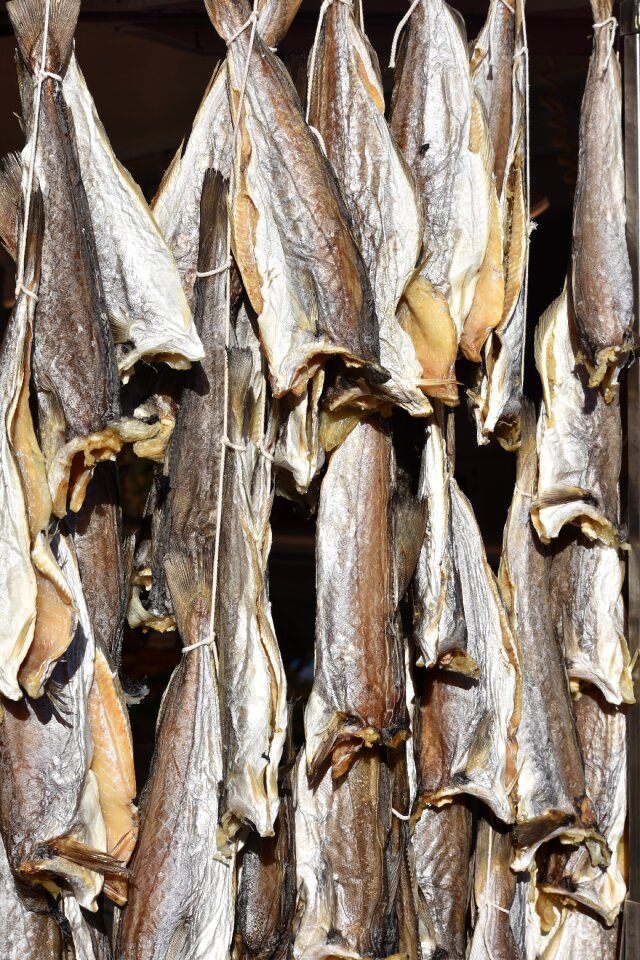 Dried fish power supply food