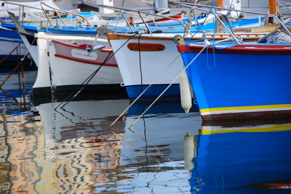 Fishing reflection water