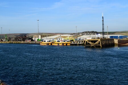 Landscape harbour water