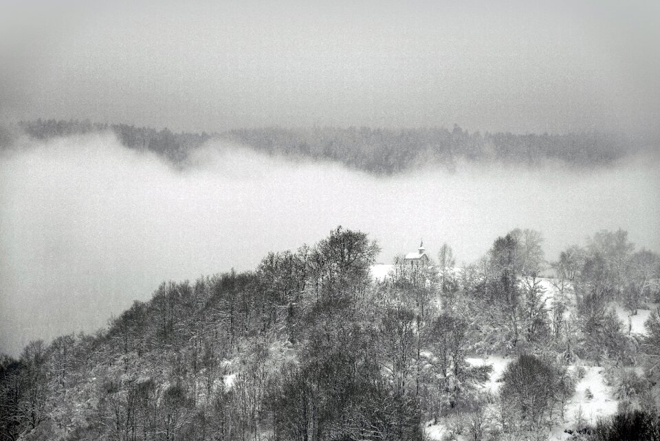 Snow winter vosges