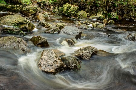 Flow idyllic waters photo