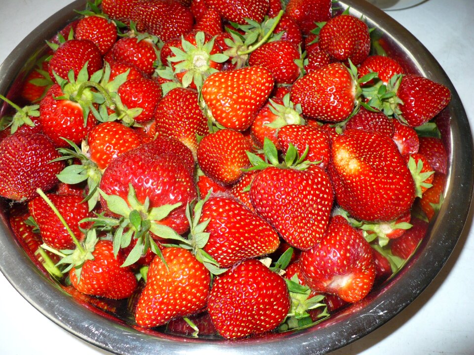 Summer strawberry red fruit