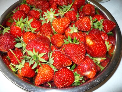 Summer strawberry red fruit