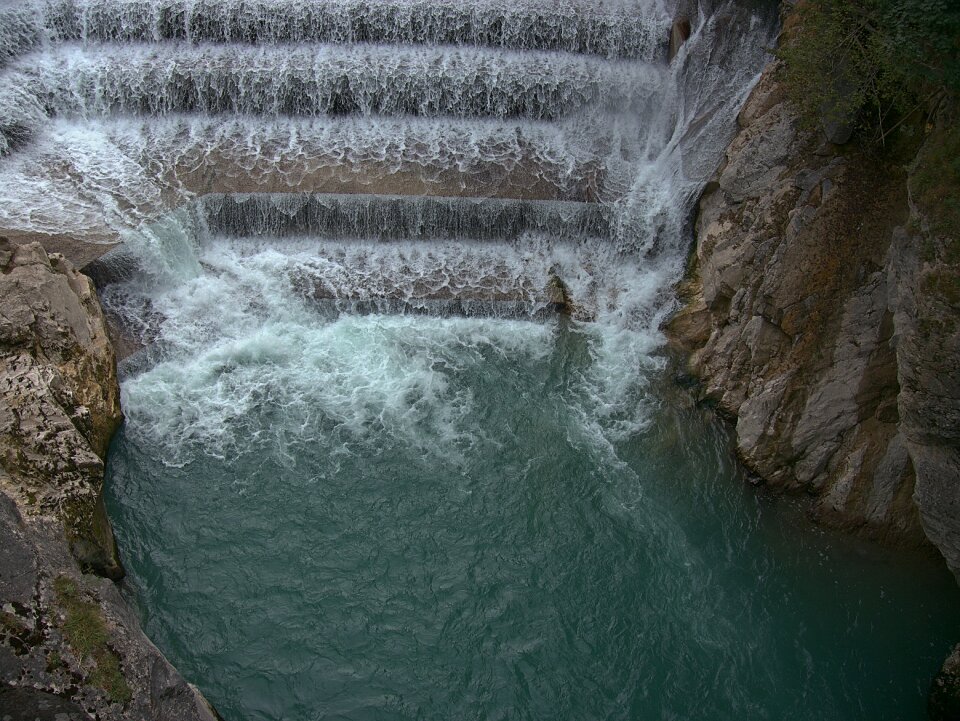 Füssen waterfall splash