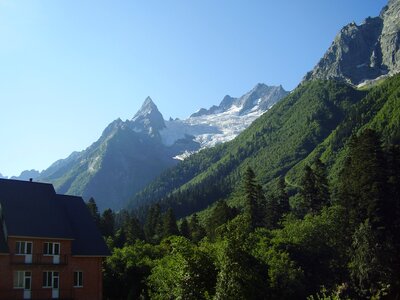 Mountain dombay landscape photo