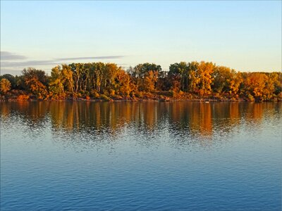 Sky river nature photo