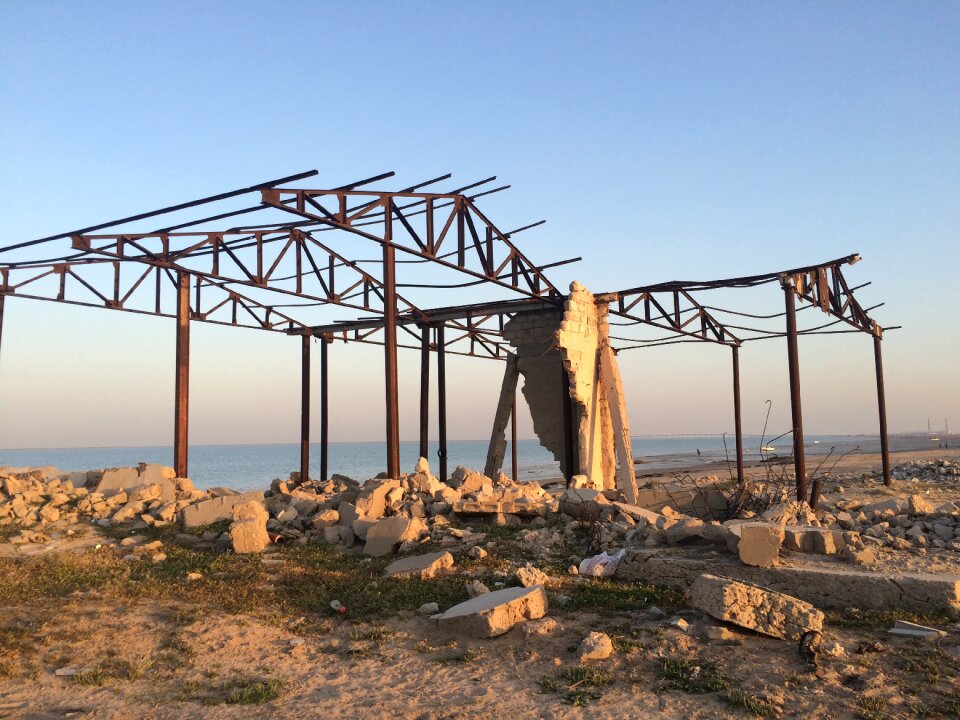House coast destroyed