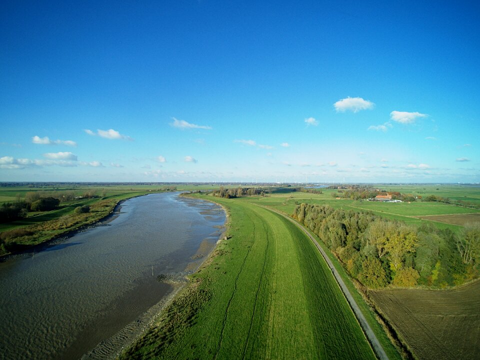Landscape ostfriesland river