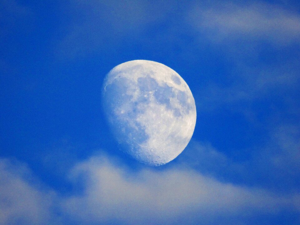 Astronomy blue satellite