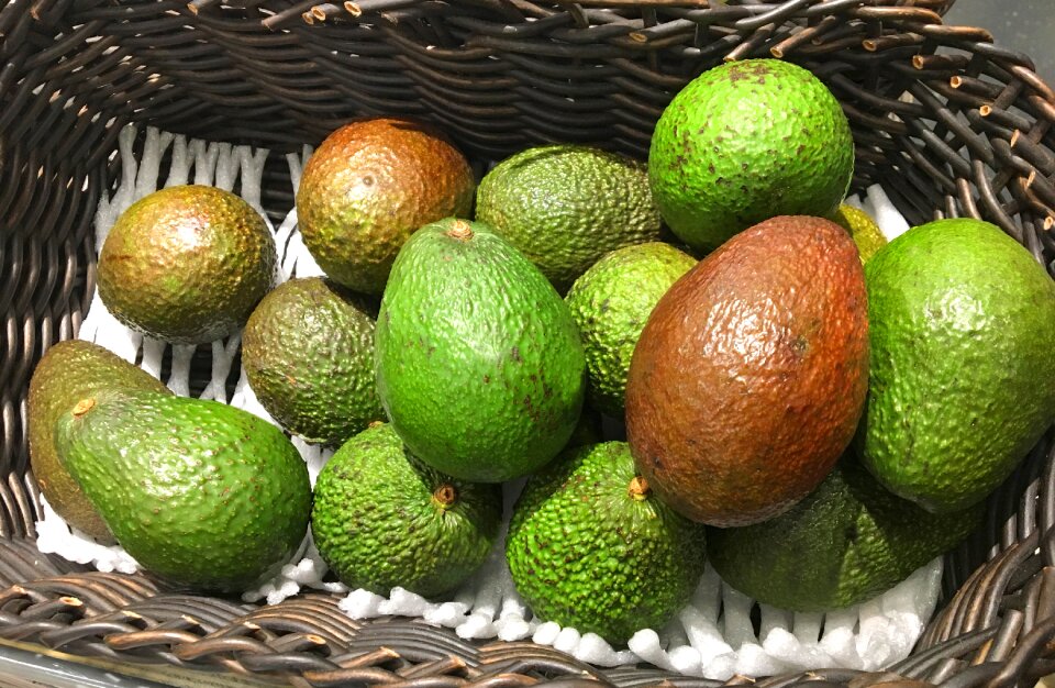Fruit avocado avocado basket