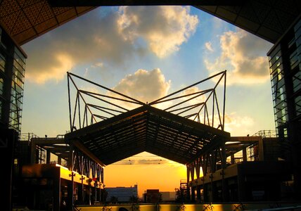 Evening international exhibition center tokyo metropolitan area photo