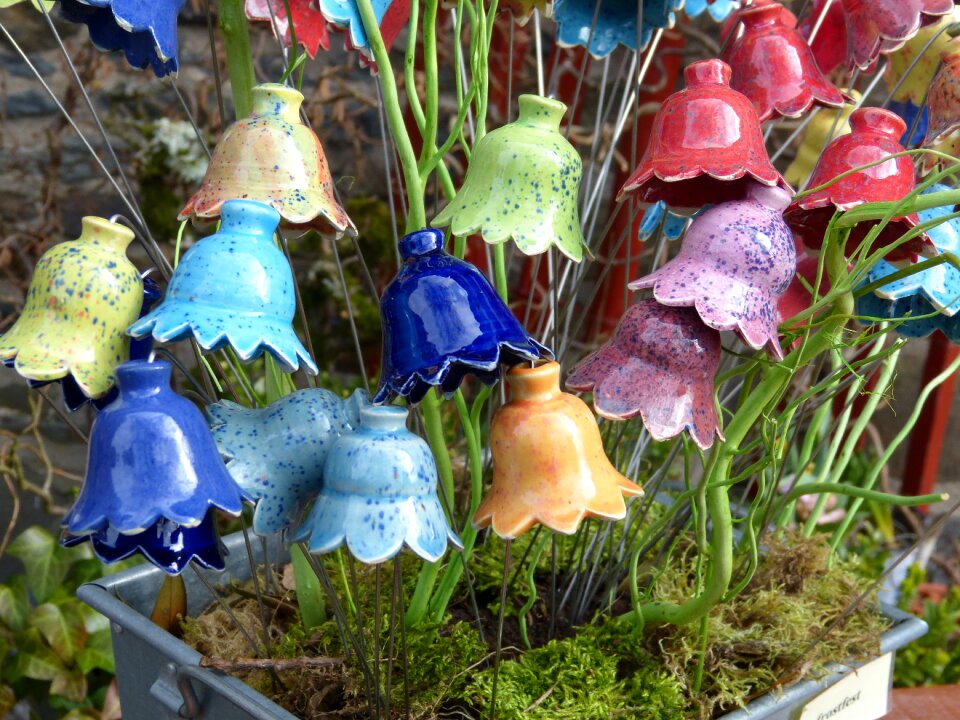 Colorful easter spring