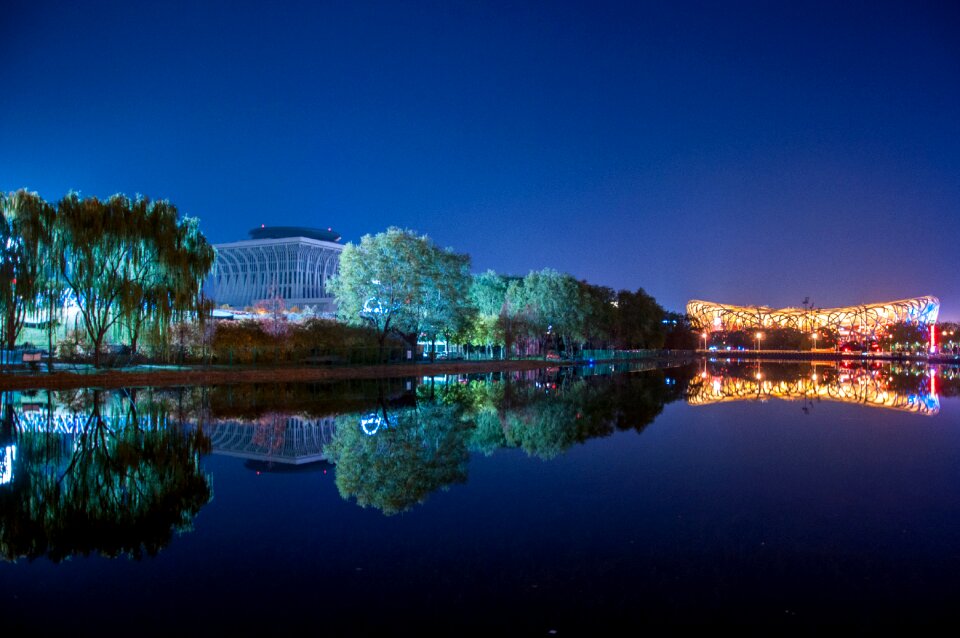 Reflection the water beijing