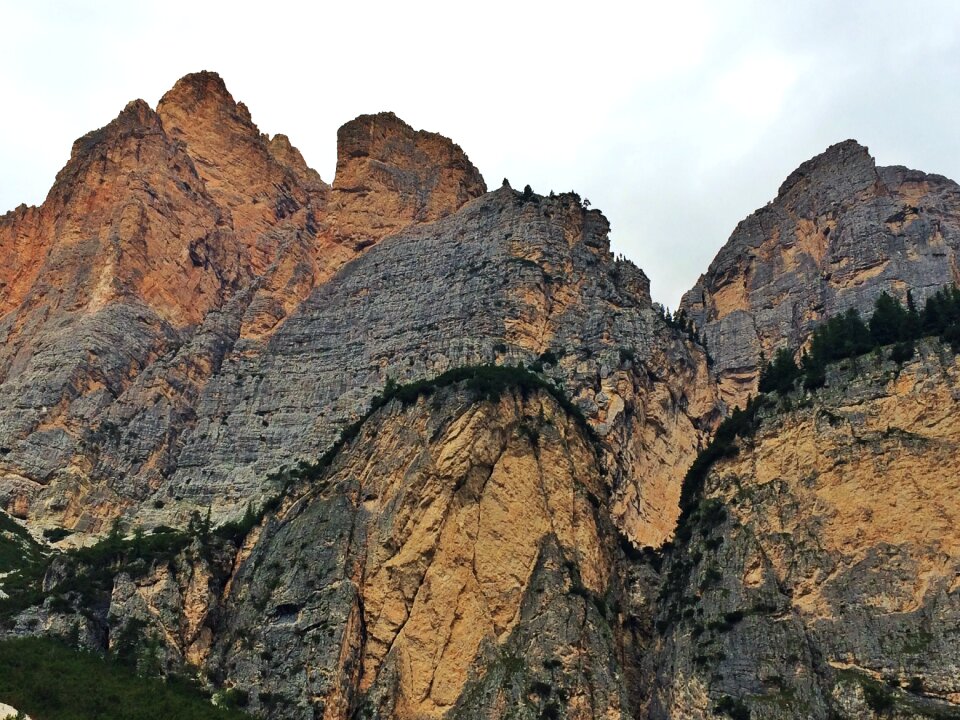 Mountain dolomites summer
