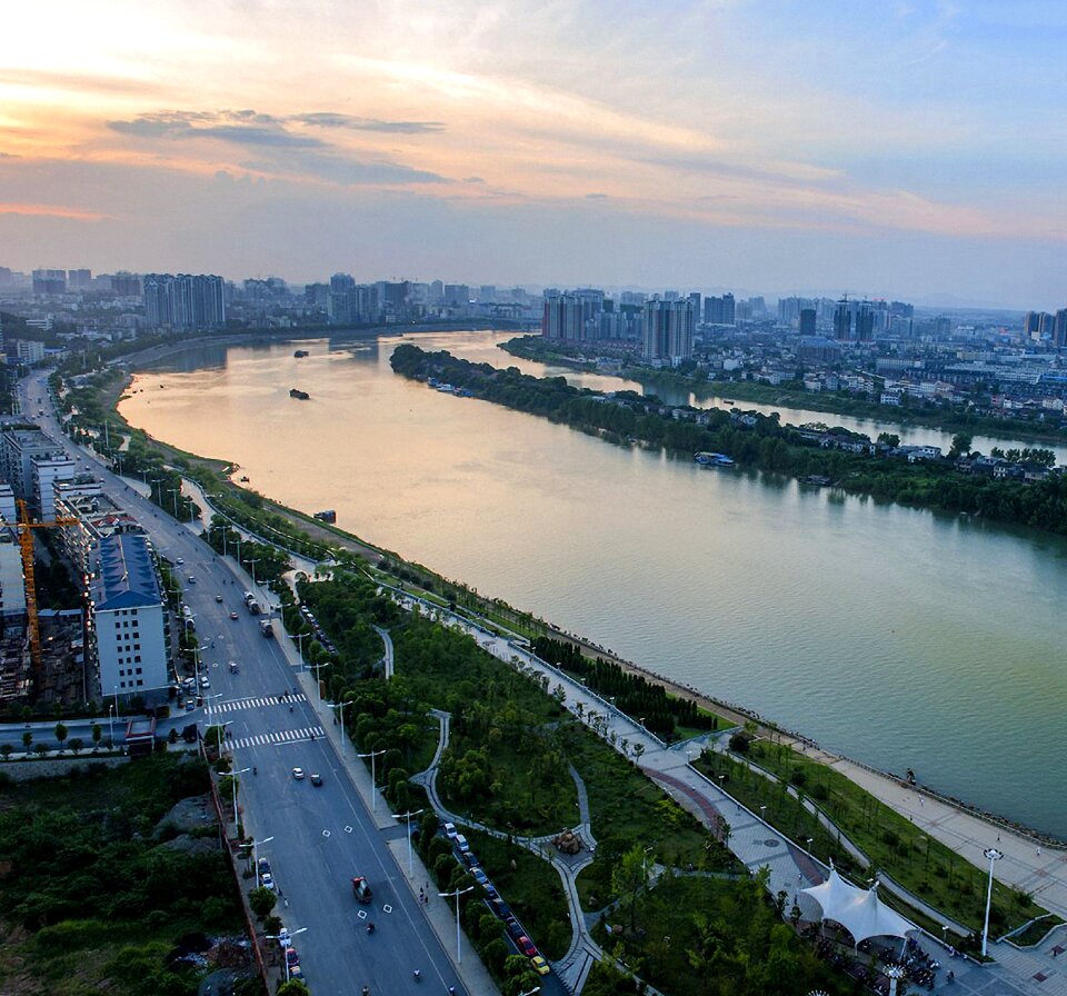 Changsha orange isle overlooking the