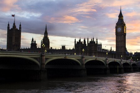 Center monuments sunset