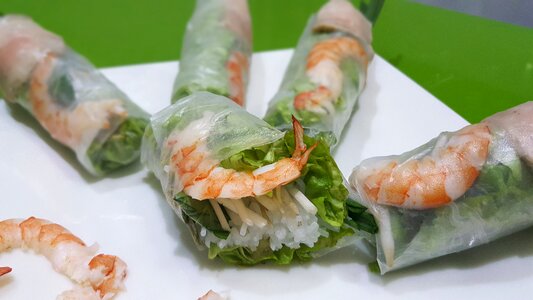 Viet nam food spring roll