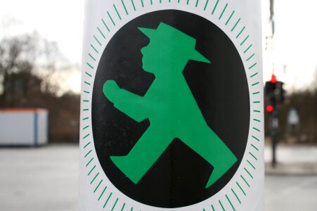 Berlin ampelmann traffic light