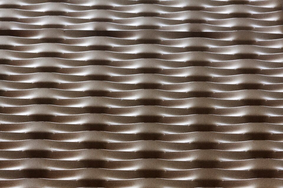 Aluminium anodized pattern