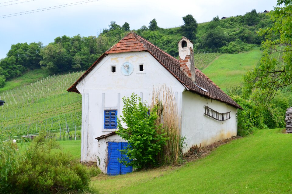 Landscape old hut
