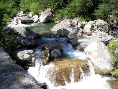 Alps water rock