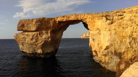 Sea stone rock